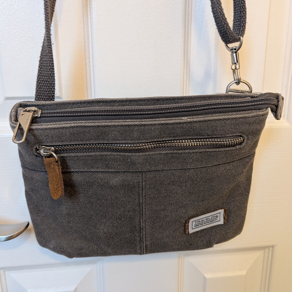 Travelon Gray Crossbody Bag